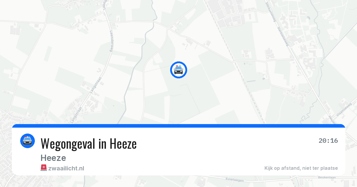 Wegongeval in Heeze — 18 jun 2026