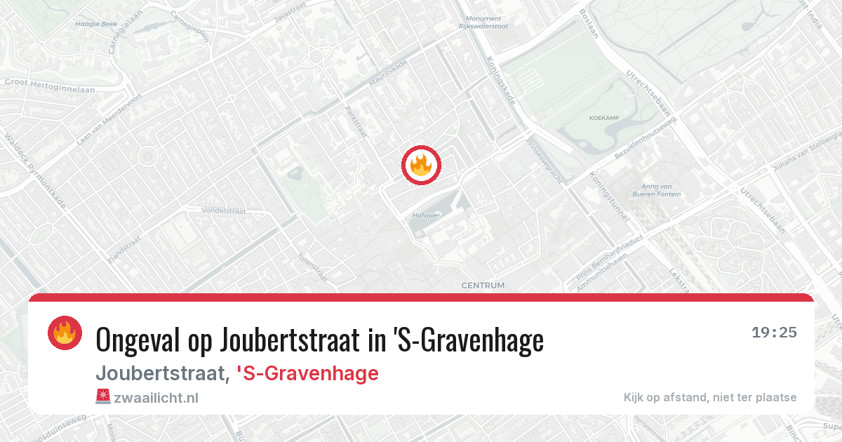Ongeval op Joubertstraat in 'S-Gravenhage — 2 feb 2026