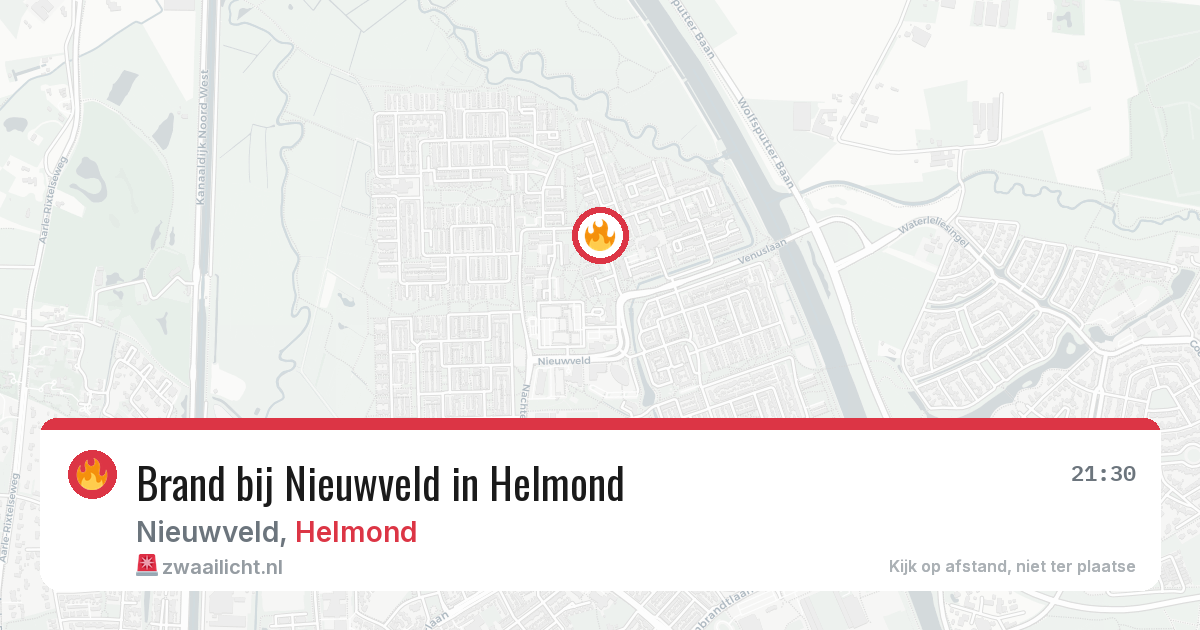 Brand bij Nieuwveld in Helmond — 3 jun 2026