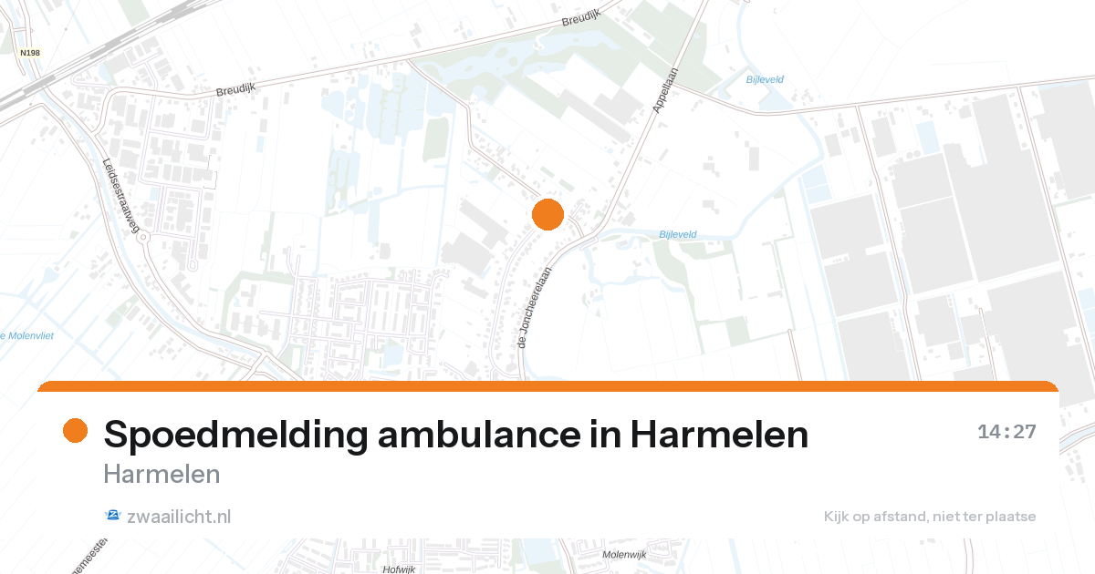 Spoedmelding ambulance in Harmelen — 26 aug 2026