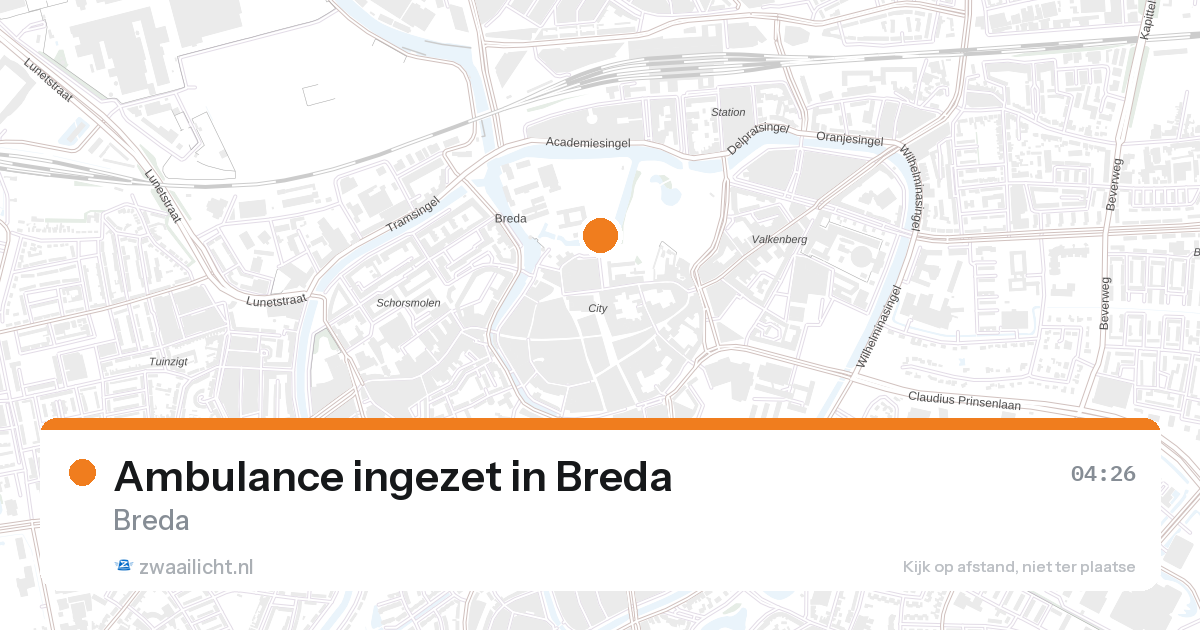 Ambulance ingezet in Breda — 7 feb 2026