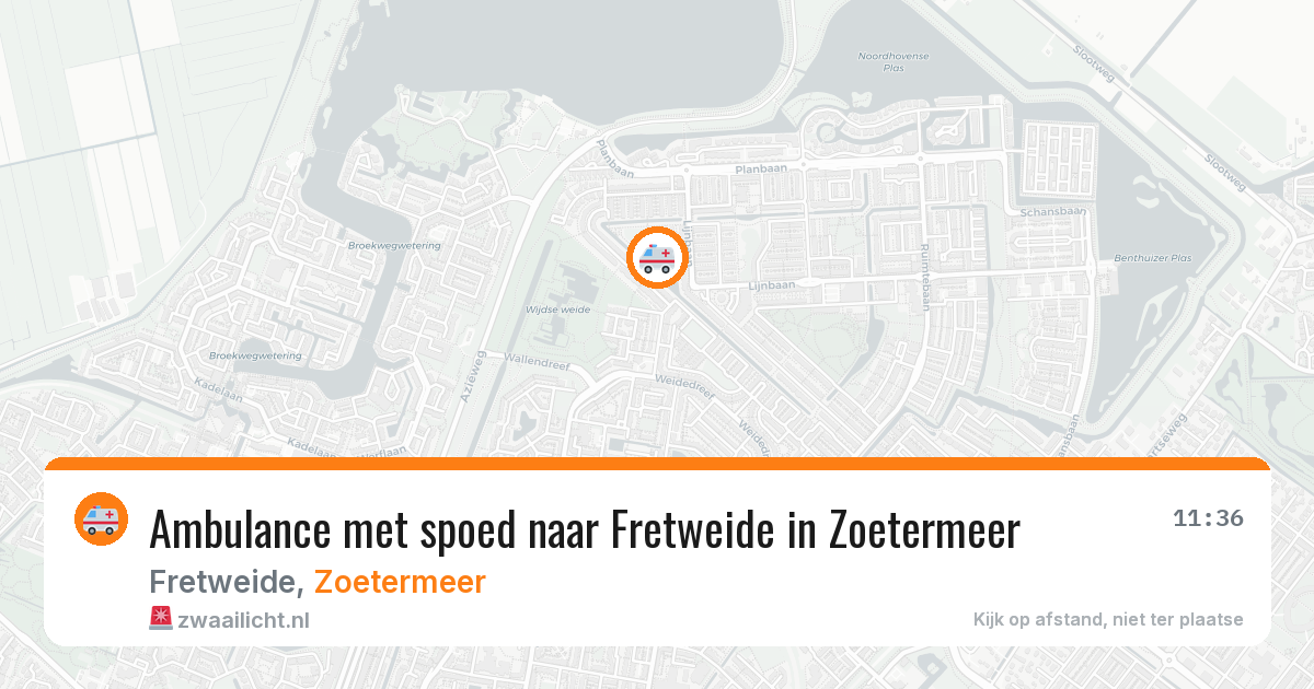 Ambulance met spoed naar Fretweide in Zoetermeer — 17 jun 2026