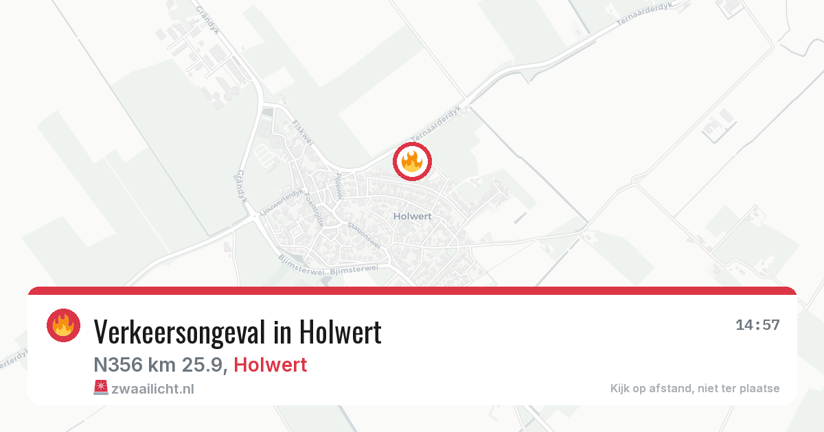 Verkeersongeval in Holwert — 17 mei 2026