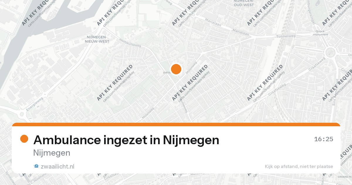 Ambulance ingezet in Nijmegen — 26 aug 2026