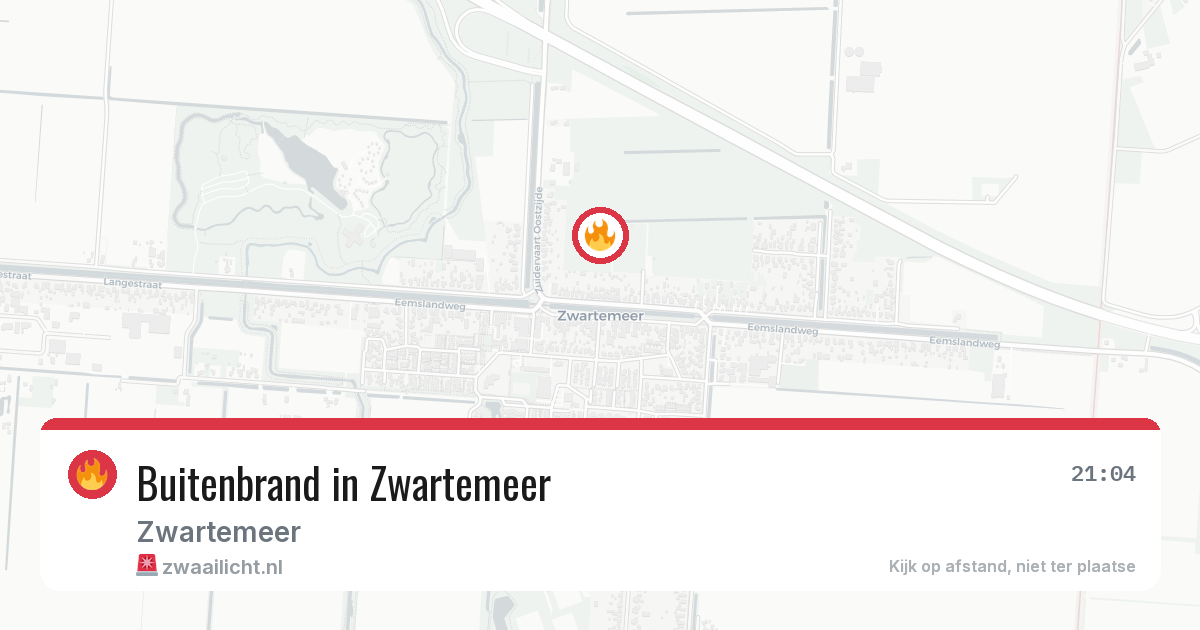 Buitenbrand in Zwartemeer — 28 mrt 2026