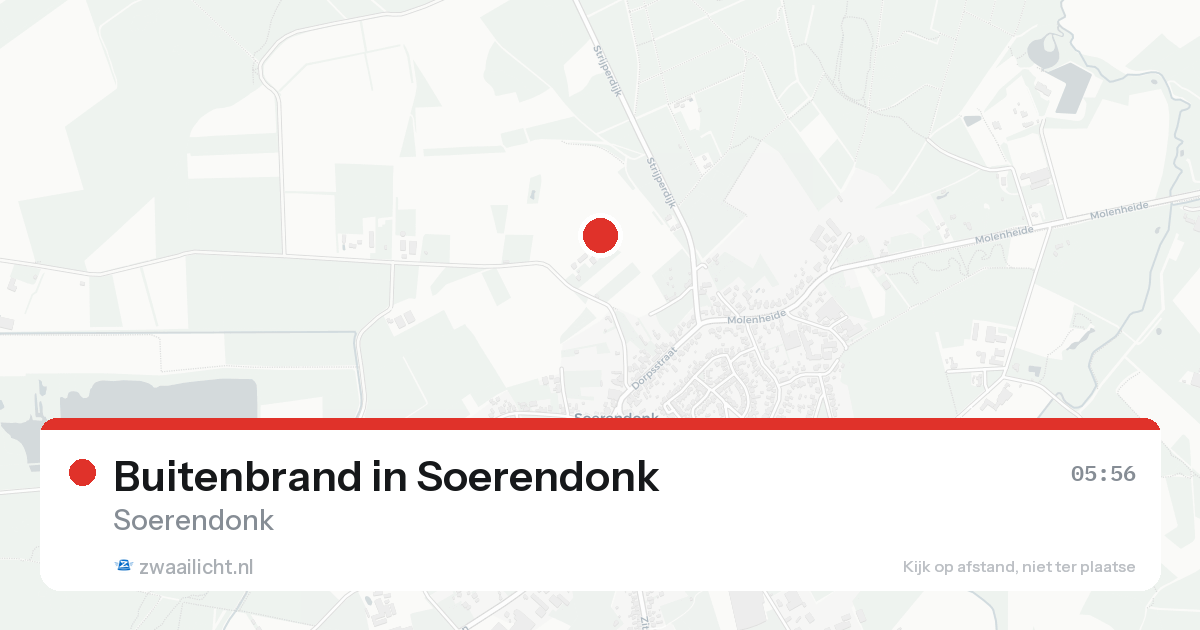 Buitenbrand in Soerendonk — 15 aug 2026