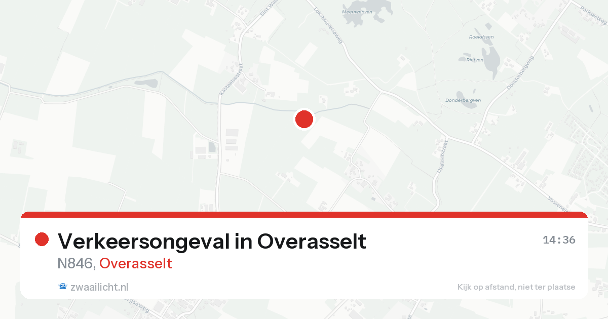 Verkeersongeval in Overasselt — 19 aug 2026