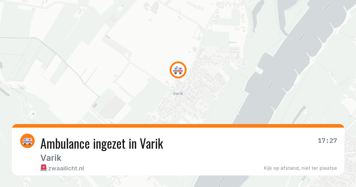 Ambulance ingezet in Varik — 5 mei 2026