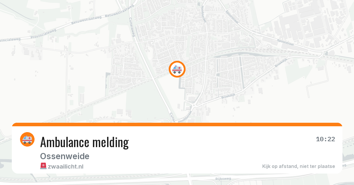 Ambulance melding — 2 apr 2026