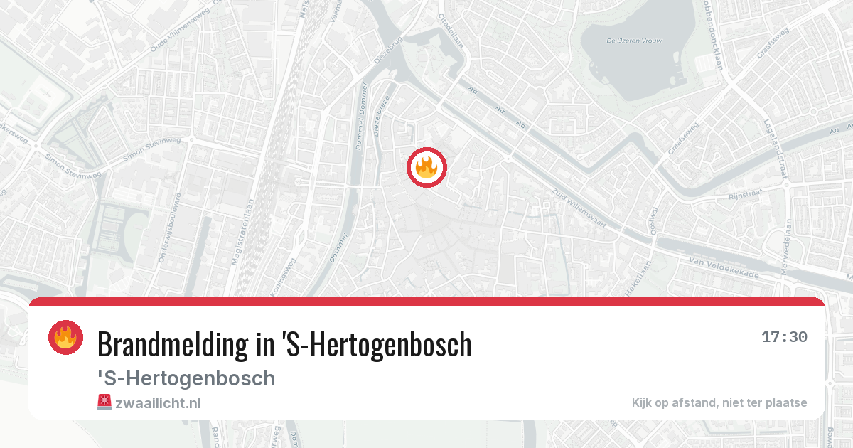 Brandmelding in 'S-Hertogenbosch — 30 jul 2026