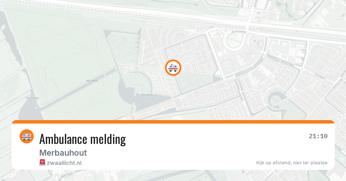Ambulance melding — 28 mei 2026