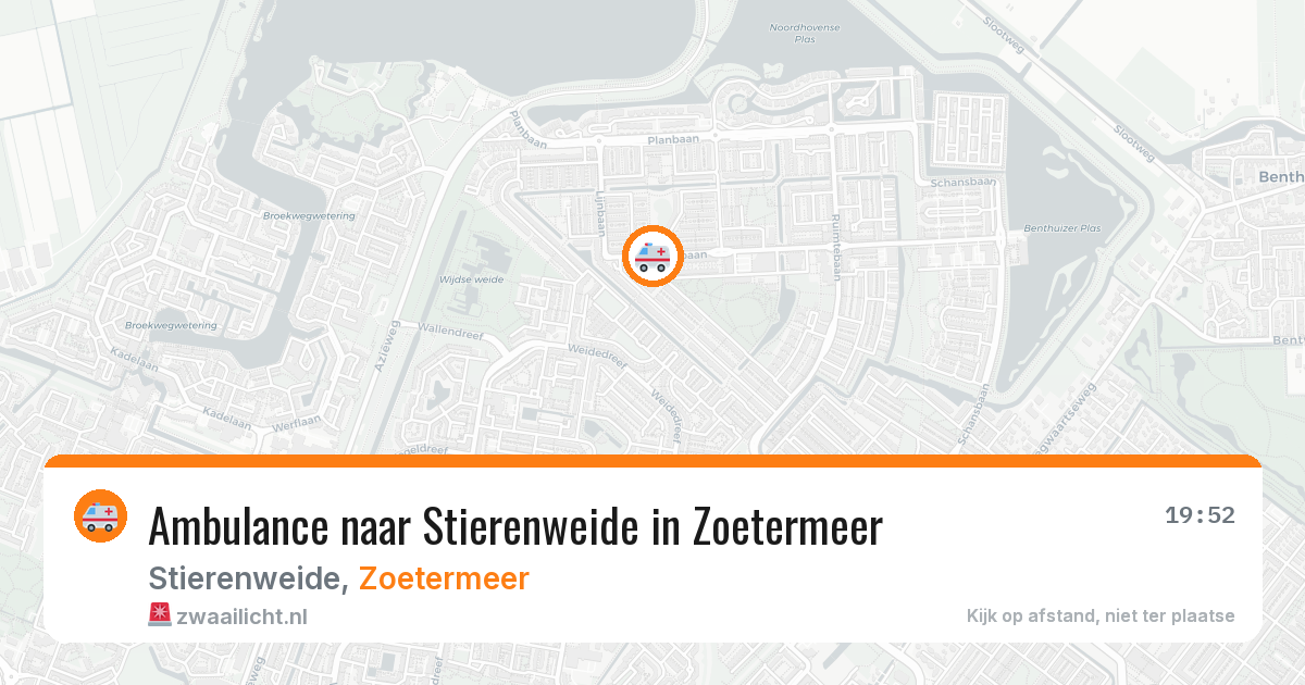 Ambulance naar Stierenweide in Zoetermeer — 10 apr 2026