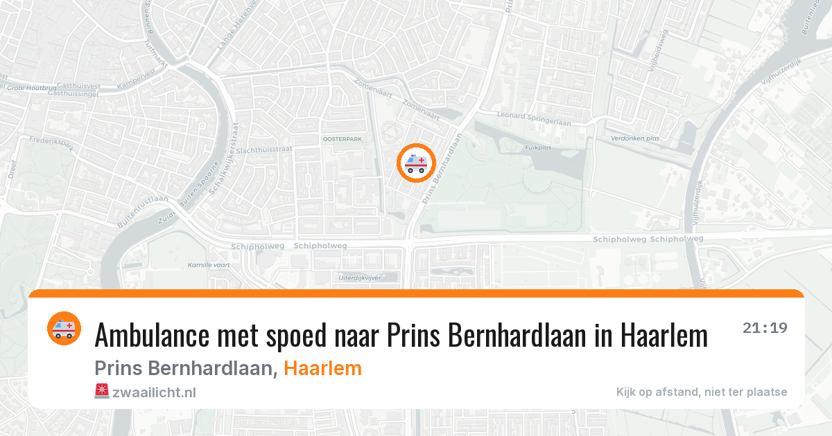 Ambulance met spoed naar Prins Bernhardlaan in Haarlem — 5 mrt 2026