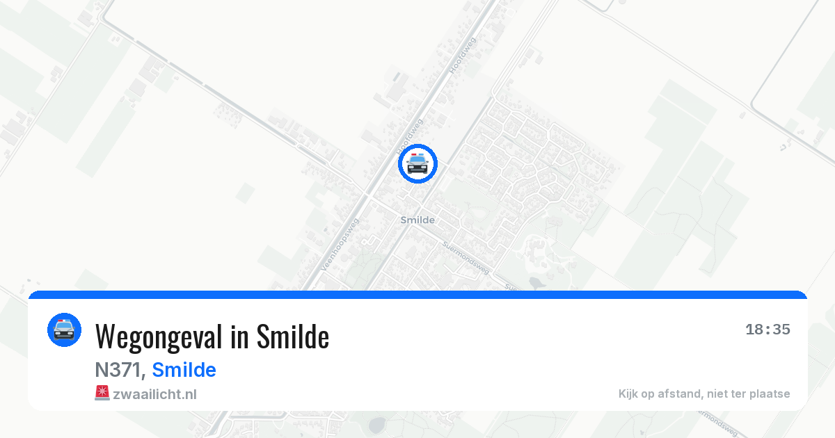 Wegongeval in Smilde — 24 jul 2026