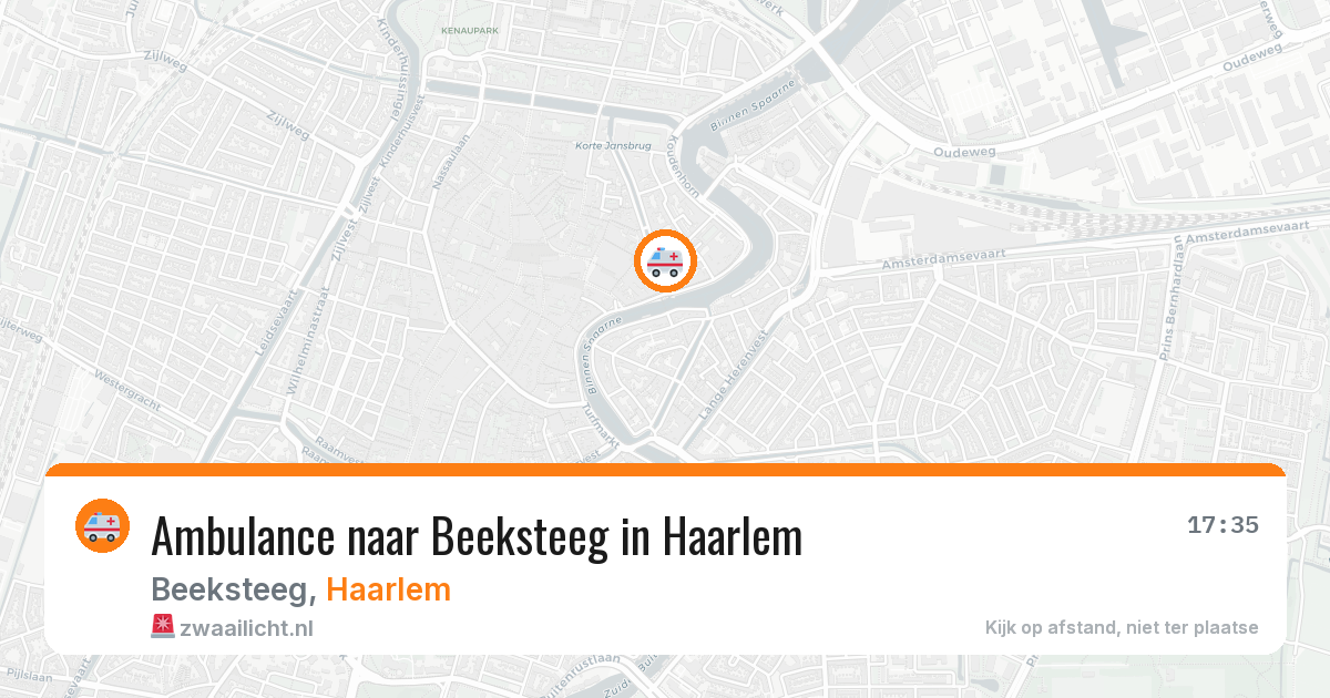 Ambulance naar Beeksteeg in Haarlem — 14 jul 2026