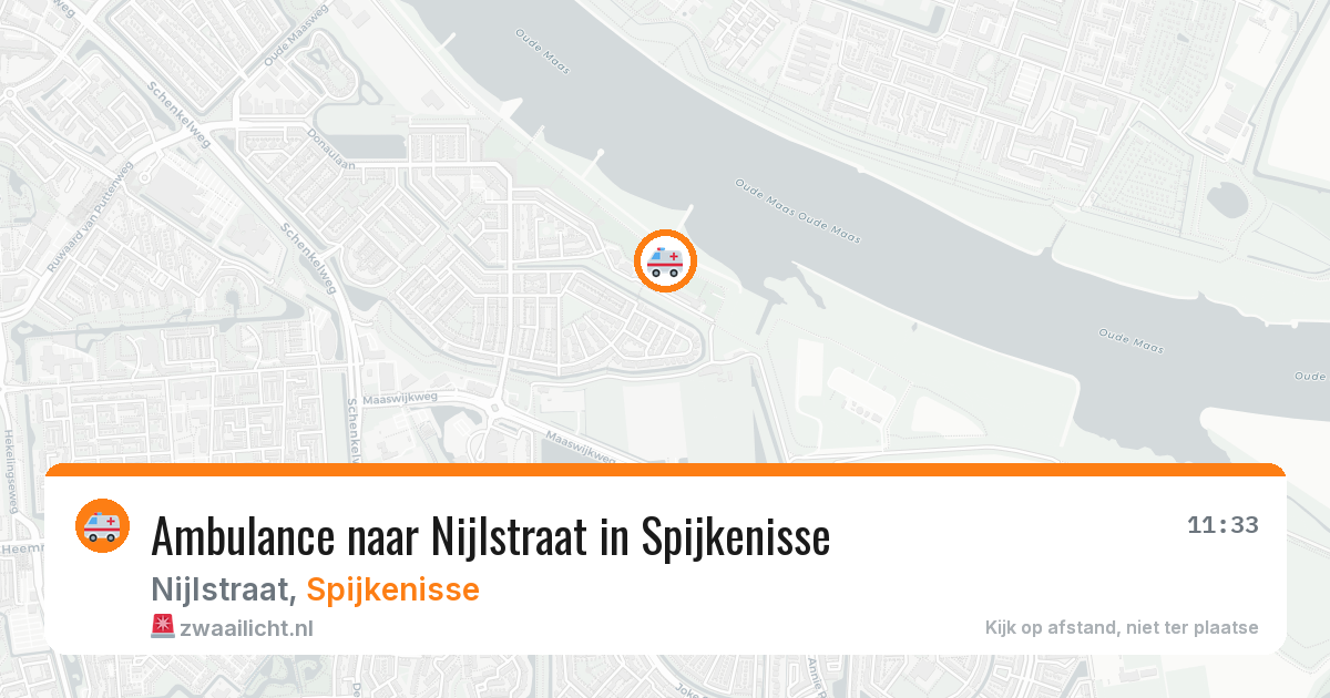 Ambulance naar Nijlstraat in Spijkenisse — 2 aug 2026
