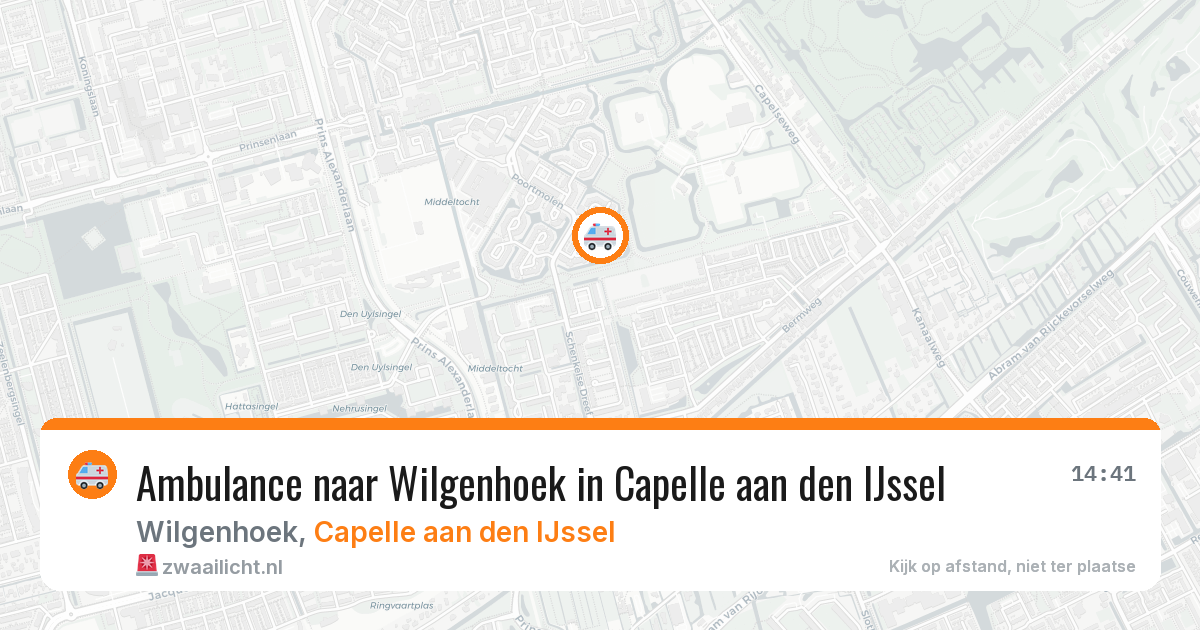 Ambulance naar Wilgenhoek in Capelle aan den IJssel — 3 mrt 2026