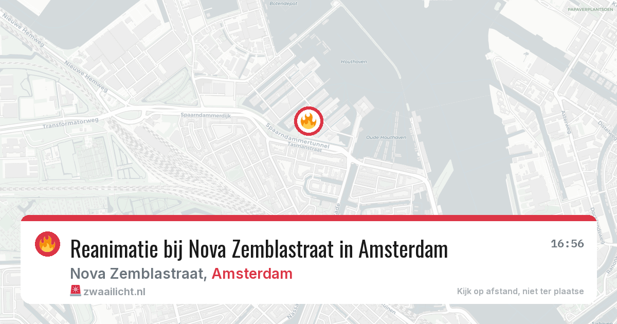 Reanimatie bij Nova Zemblastraat in Amsterdam — 14 mei 2026