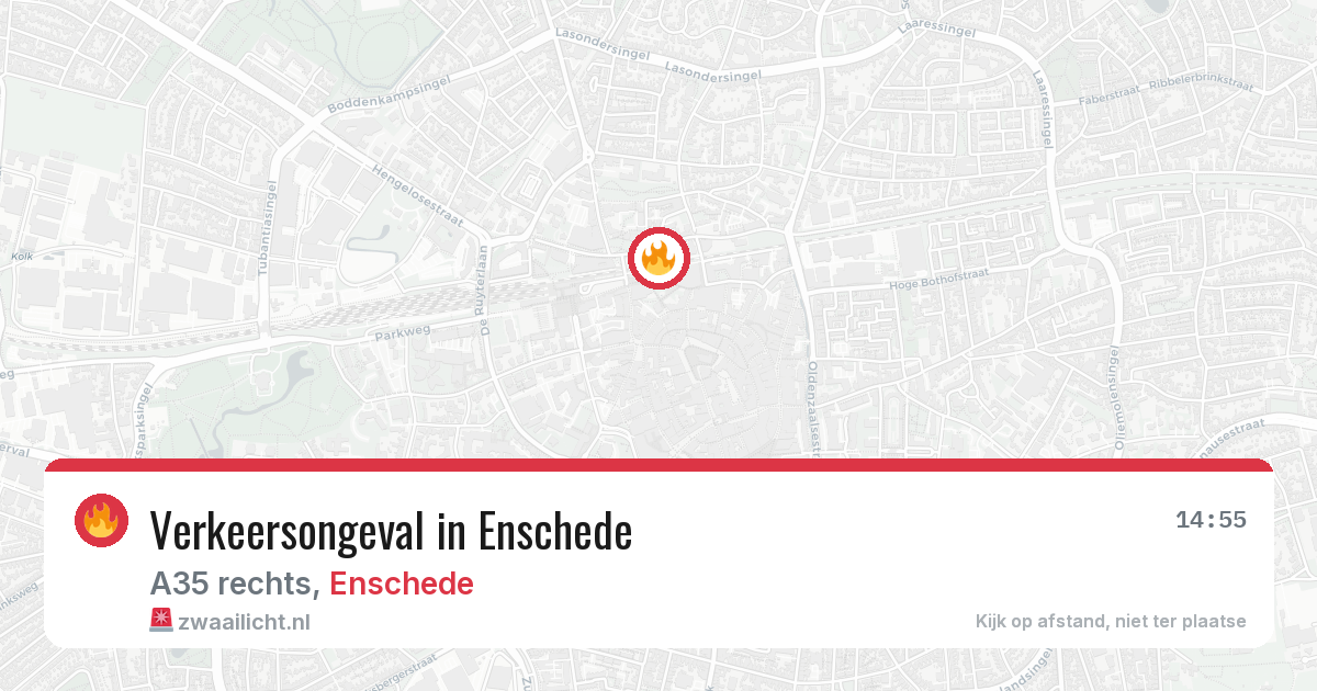 Verkeersongeval in Enschede — 15 jun 2026