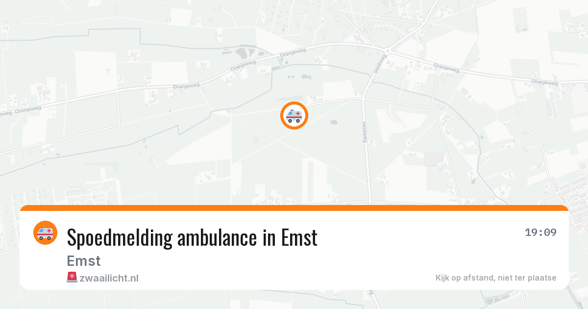 Spoedmelding ambulance in Emst — 14 aug 2026