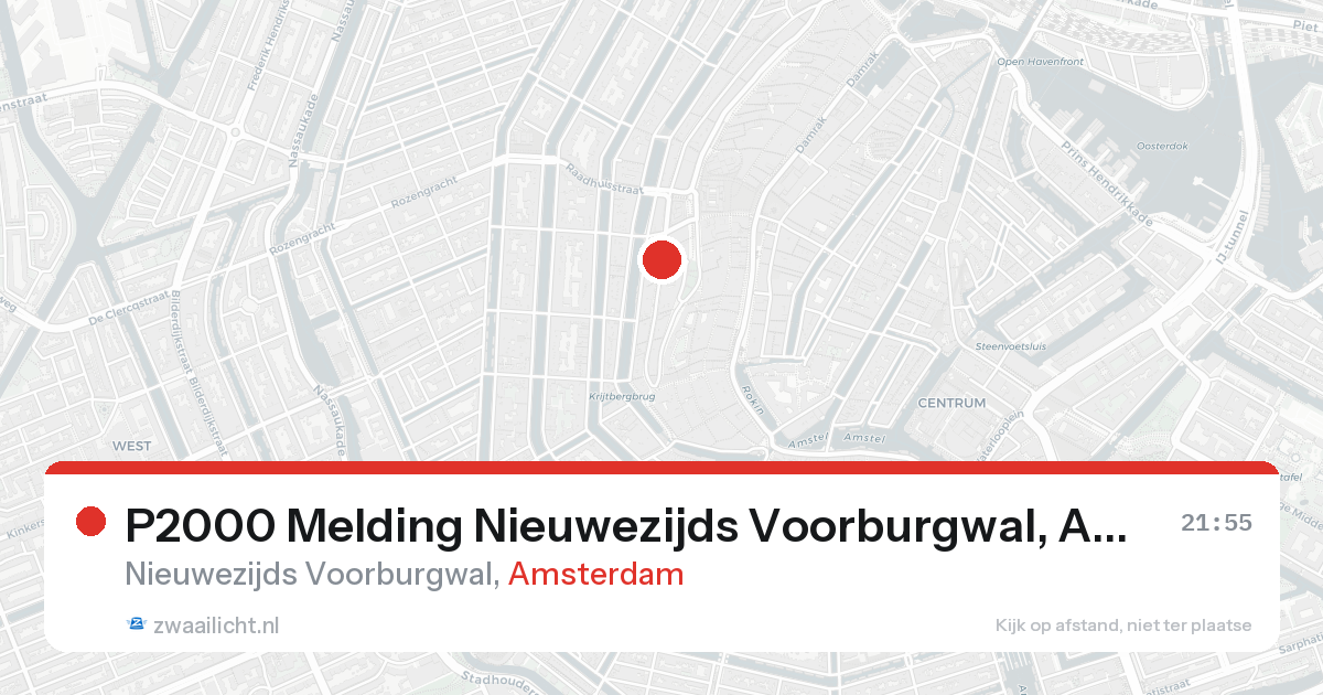 P2000 Melding Nieuwezijds Voorburgwal, Amsterdam — 7 feb 2026