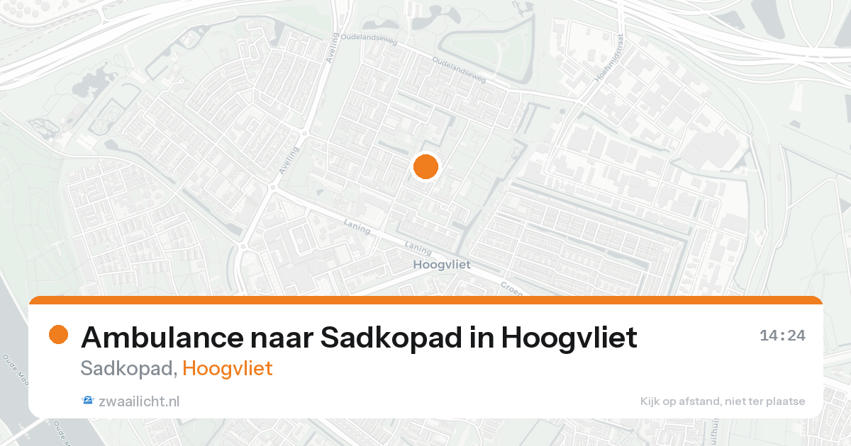 Ambulance naar Sadkopad in Hoogvliet — 19 aug 2026