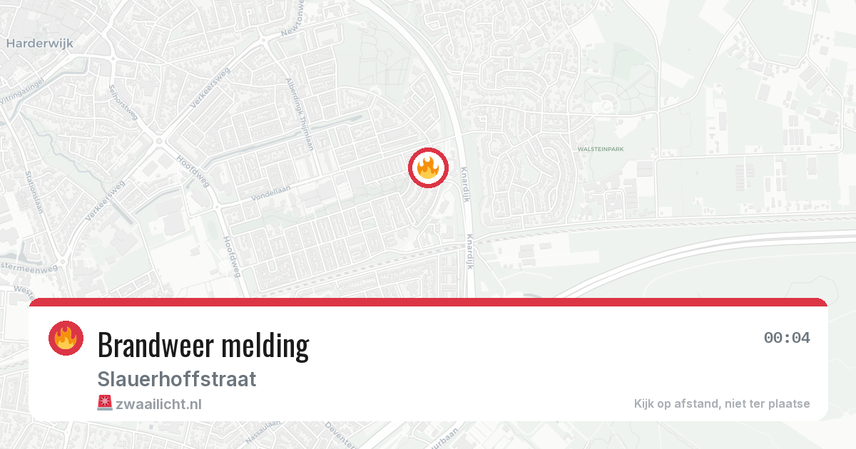 Brandweer melding — 8 jul 2026