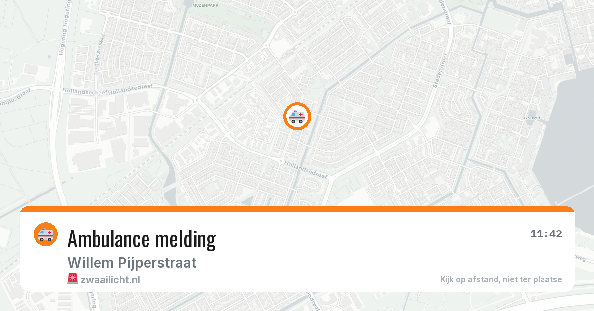 Ambulance naar Willem Pijperstraat in 3122BG — 13 apr 2026