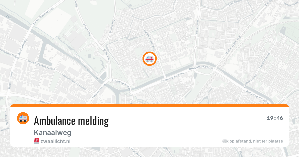 Ambulance melding — 5 apr 2026