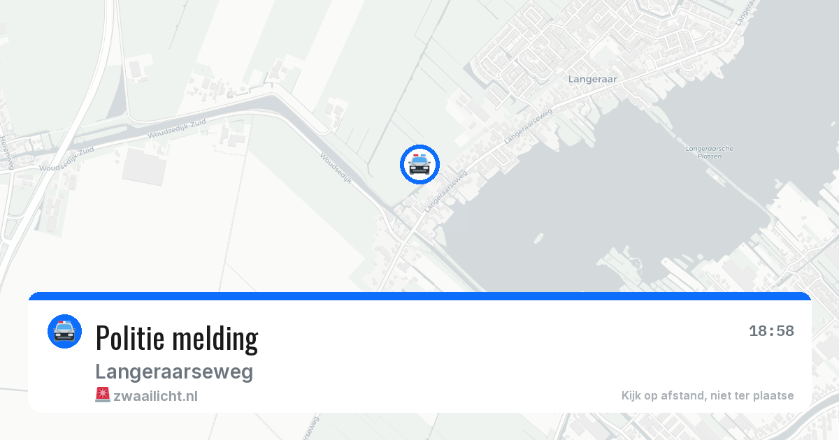 Politie melding — 8 jul 2026