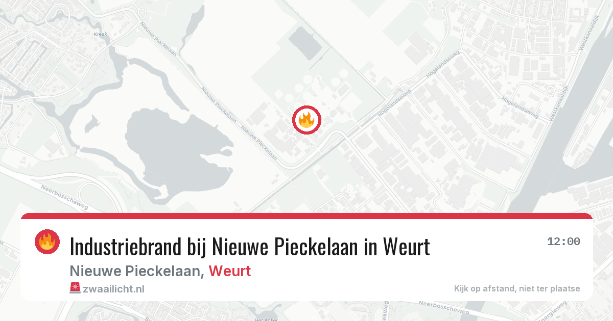 Industriebrand bij Nieuwe Pieckelaan in Weurt — 18 jun 2026
