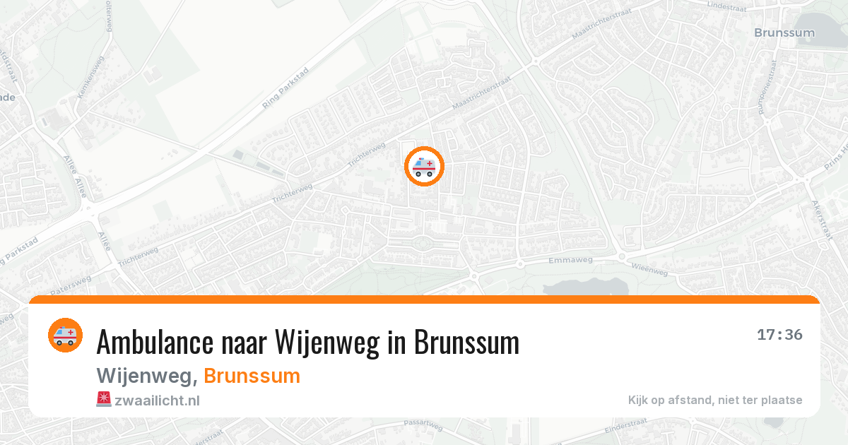 Ambulance naar Wijenweg in Brunssum — 8 mei 2026