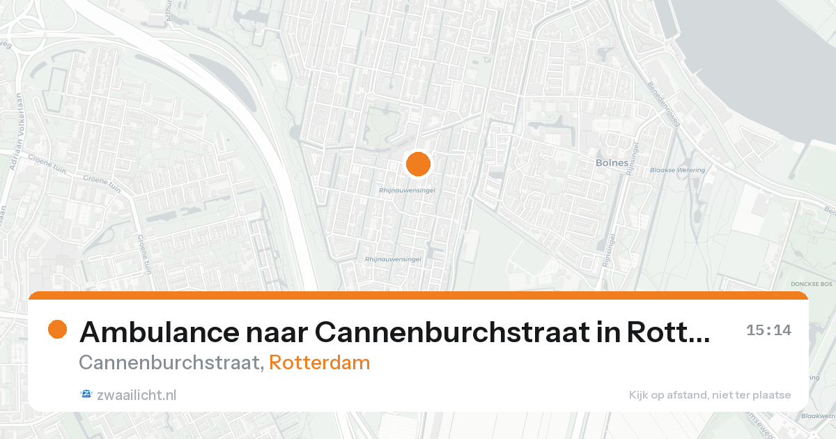 Ambulance naar Cannenburchstraat in Rotterdam — 30 jun 2026