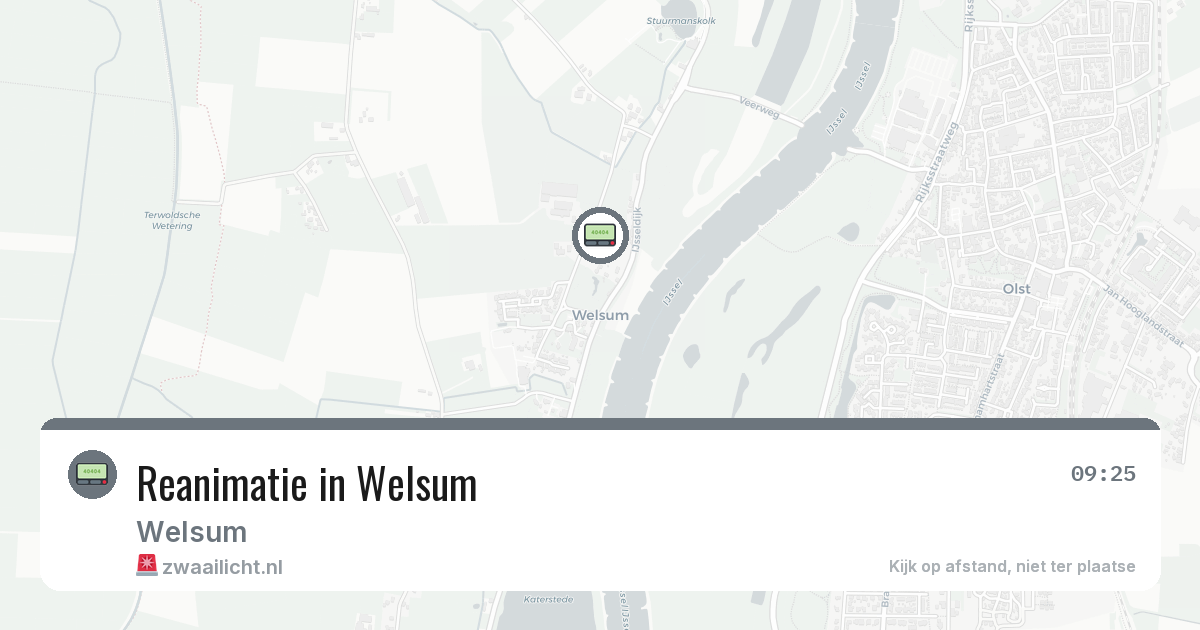 Reanimatie in Welsum — 6 feb 2026