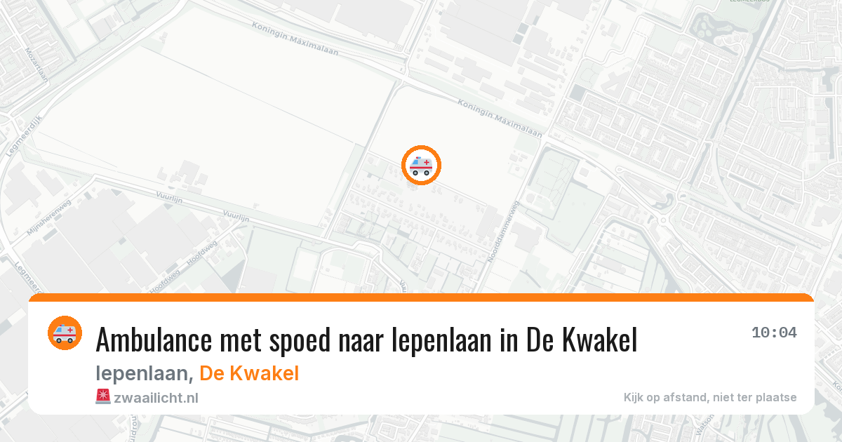Ambulance met spoed naar Iepenlaan in De Kwakel — 30 jun 2026