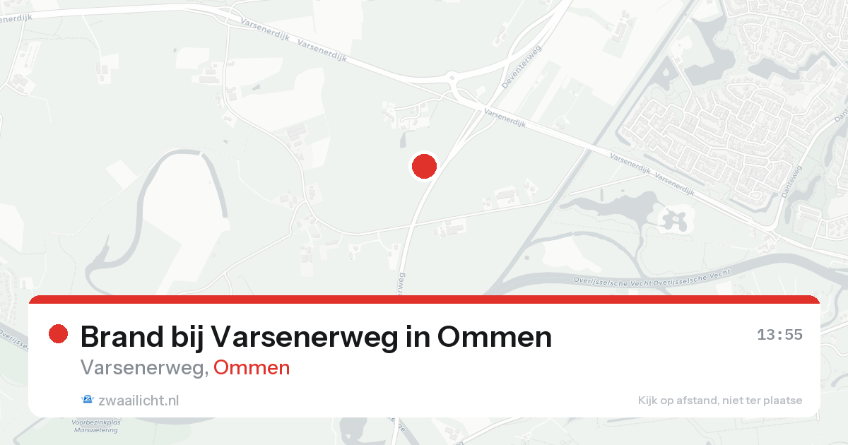 Brand bij Varsenerweg in Ommen — 15 aug 2026