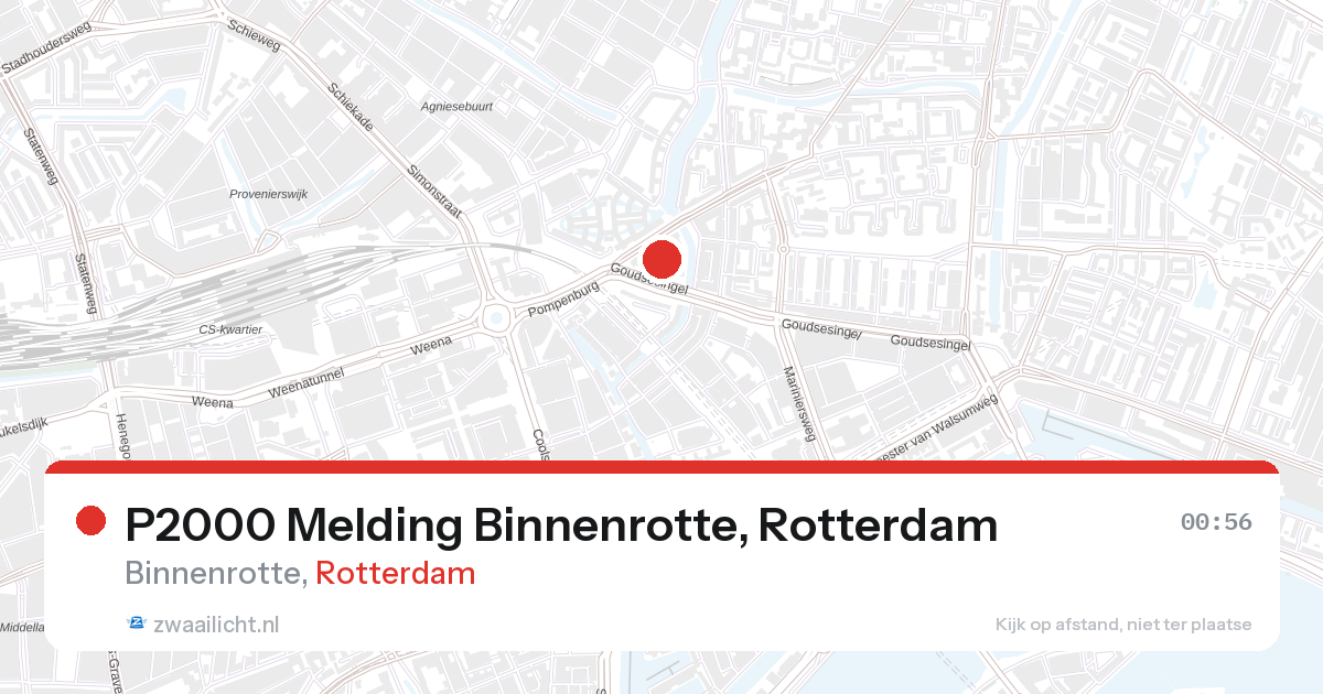P2000 Melding Binnenrotte, Rotterdam — 31 jan 2026