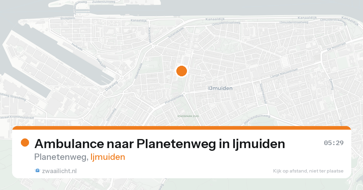 Ambulance naar Planetenweg in Ijmuiden — 8 feb 2026