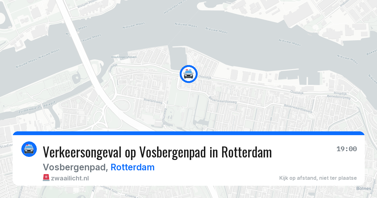 Verkeersongeval op Vosbergenpad in Rotterdam — 27 mei 2026