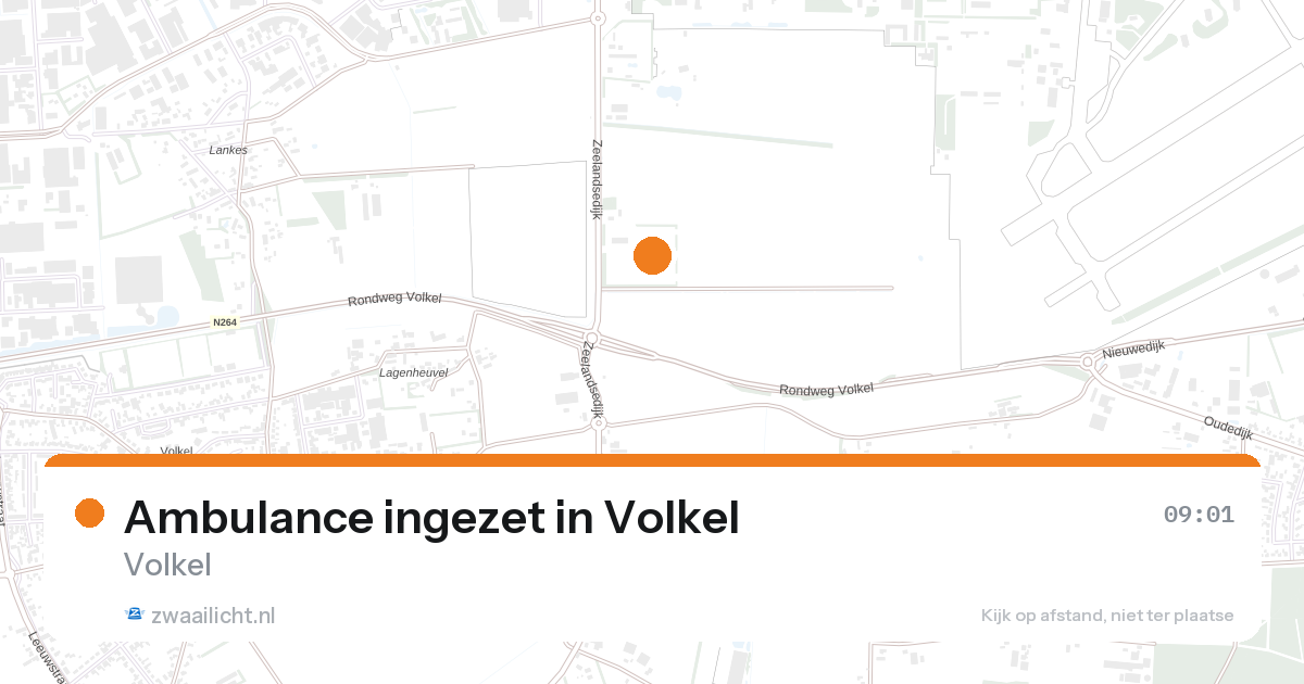 Ambulance ingezet in Volkel — 26 aug 2026