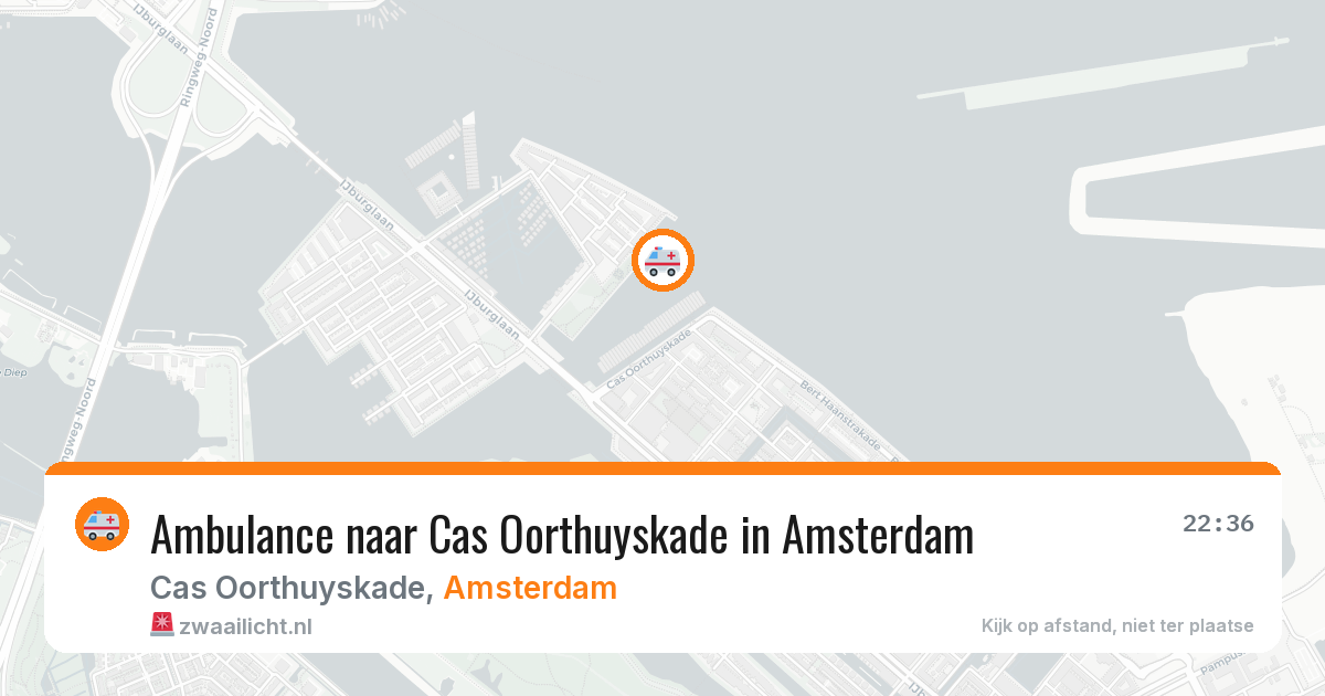 Ambulance naar Cas Oorthuyskade in Amsterdam — 5 apr 2026