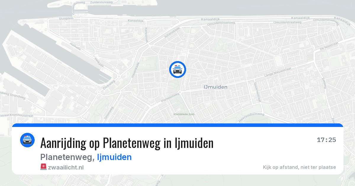 Aanrijding op Planetenweg in Ijmuiden — 22 jun 2026