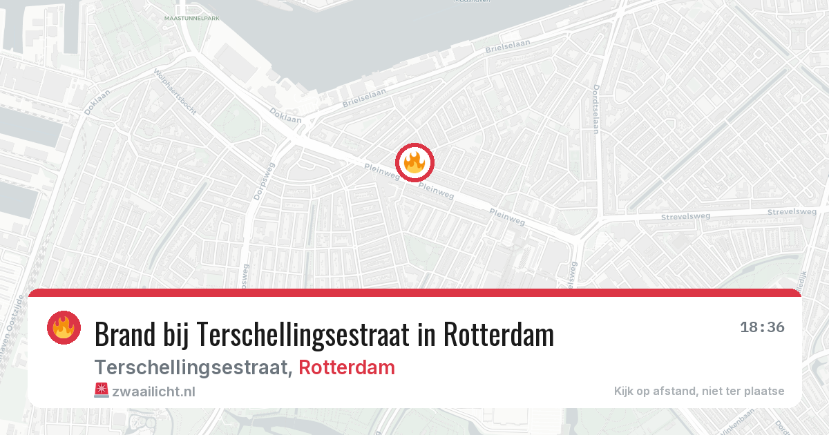 Brand bij Terschellingsestraat in Rotterdam — 4 jun 2026
