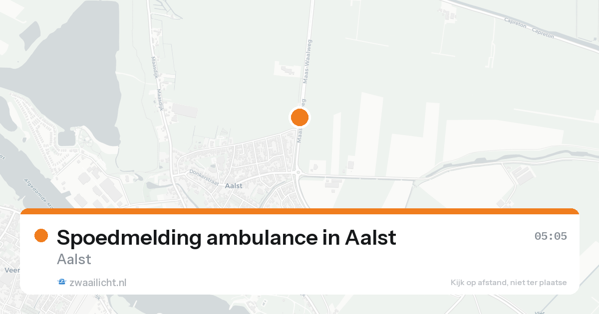 Spoedmelding ambulance in Aalst — 14 aug 2026