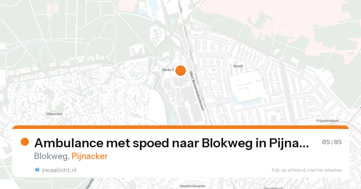 Ambulance met spoed naar Blokweg in Pijnacker — 25 jan 2026