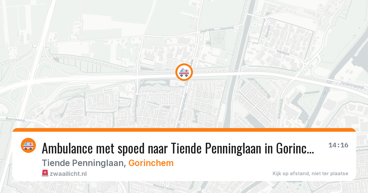 Ambulance met spoed naar Tiende Penninglaan in Gorinchem — 19 jan 2026