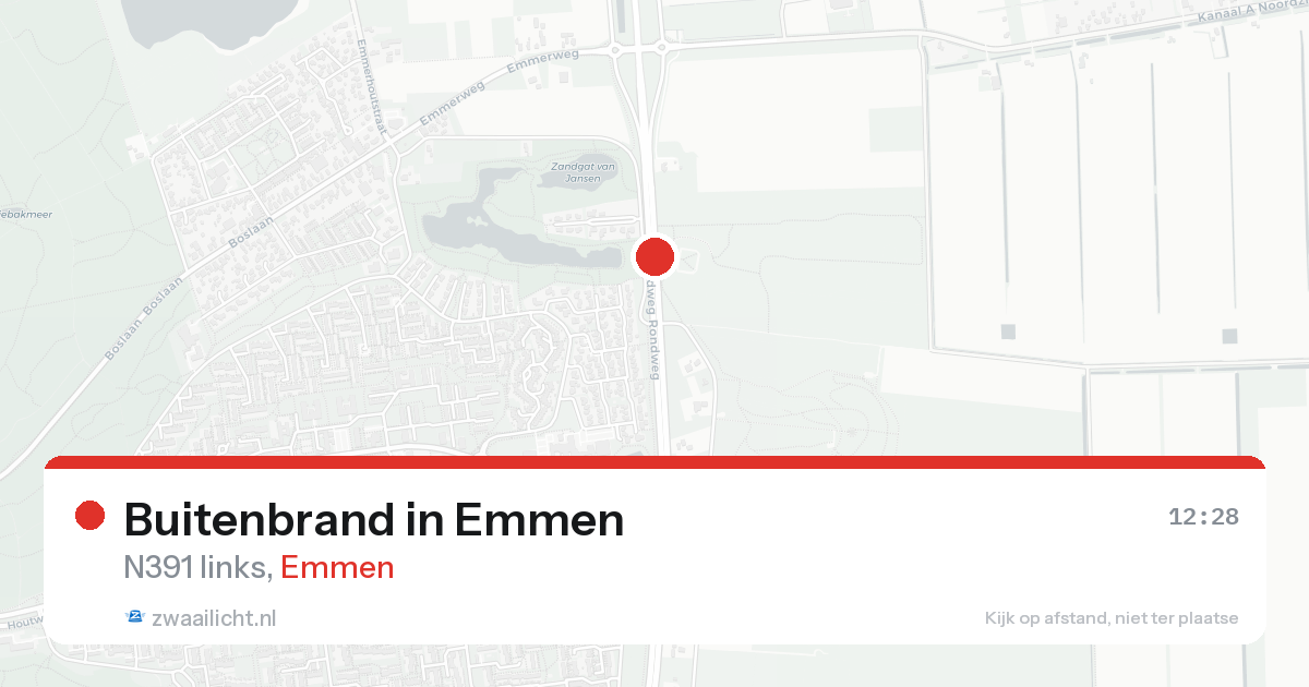 Buitenbrand in Emmen — 15 aug 2026