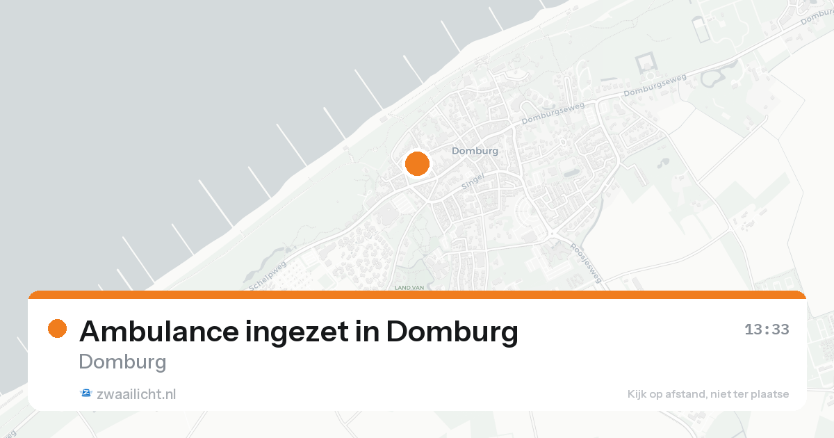 Ambulance ingezet in Domburg — 17 aug 2026