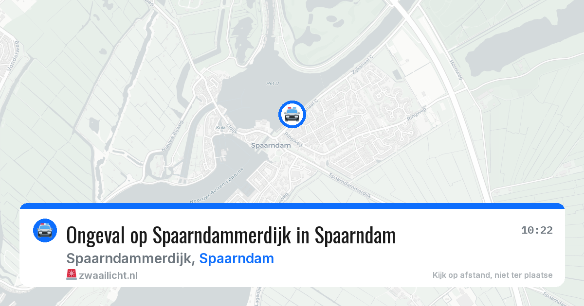 Ongeval op Spaarndammerdijk in Spaarndam — 16 jun 2026
