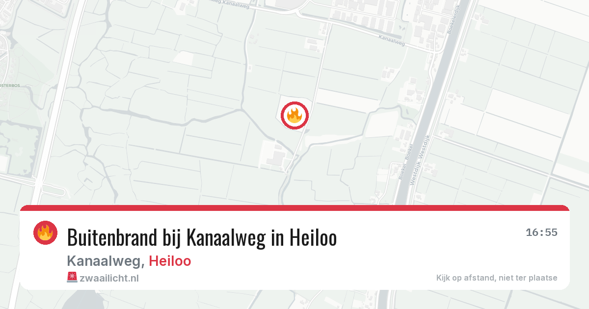 Buitenbrand bij Kanaalweg in Heiloo — 27 jul 2026